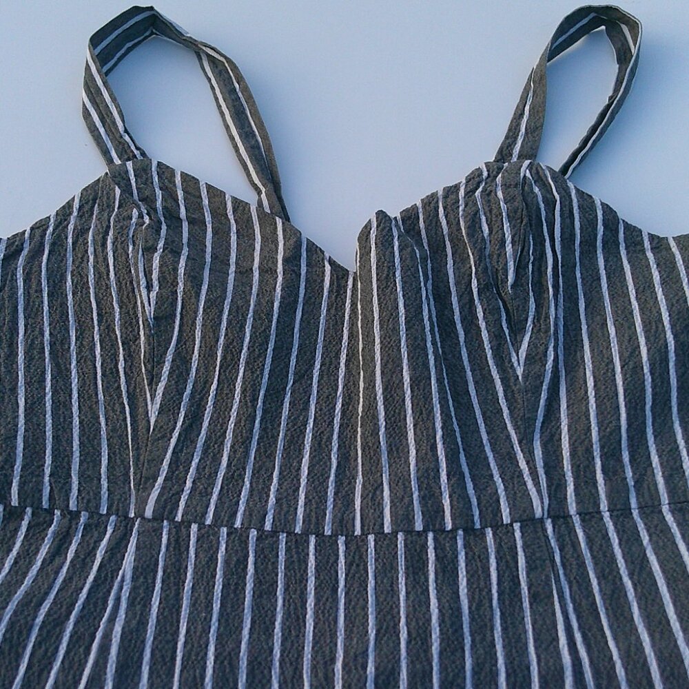 Striped Lush brand Summer Dress 99% Cotton - Picture 3 of 5